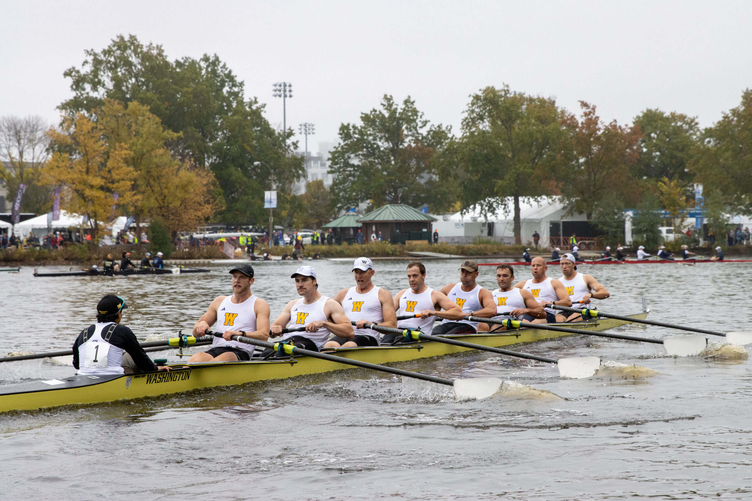 Northeastern Rowers Watch their Coach Pull for Another School